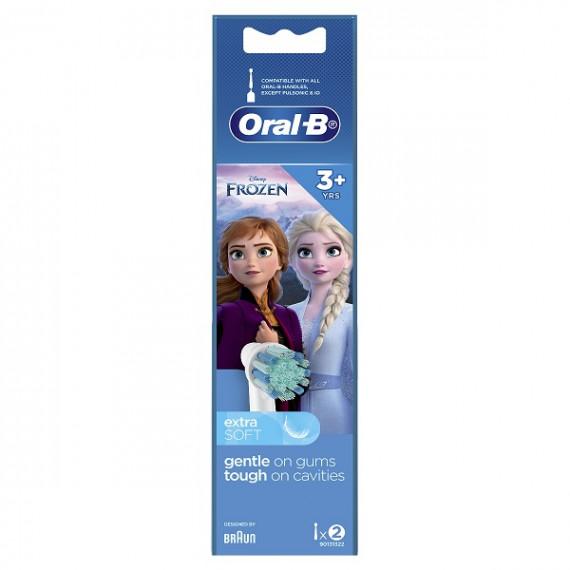 Oral-B Kids Frozen brush head 2 count gentle cleaning – Pharmacy Direct