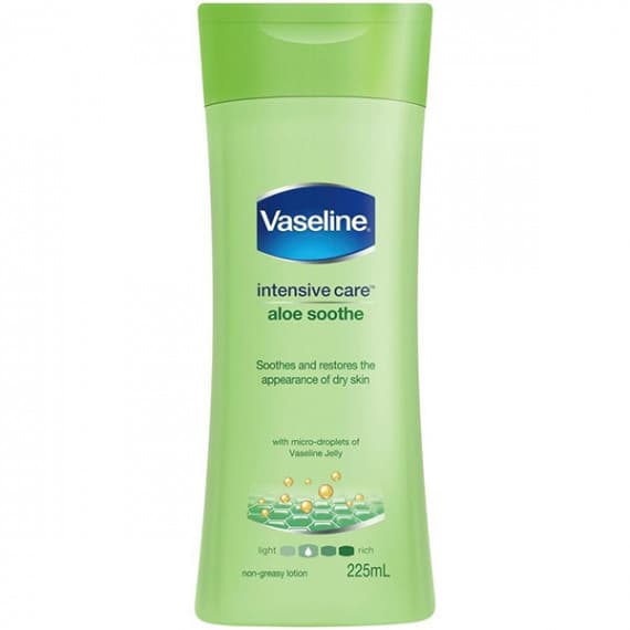 Vaseline Intensive Care Aloe Soothe Body Lotion 225ml - Hydrating Skin Care - Pharmacy Direct
