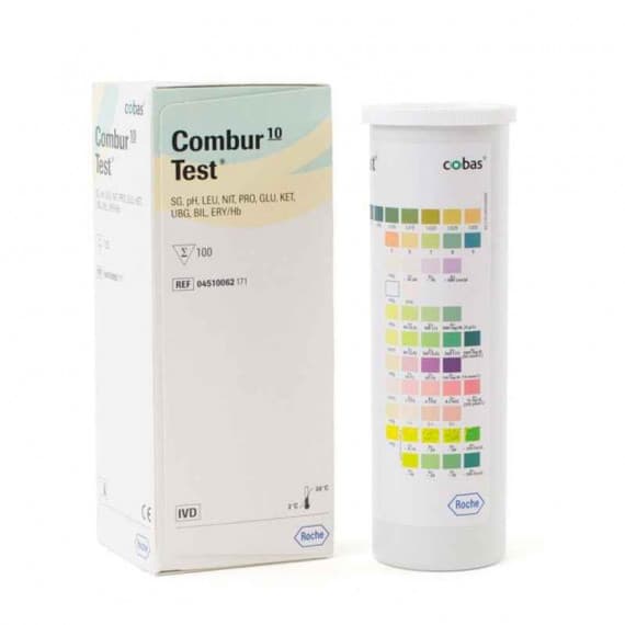 Combur 10 100 Test Strips - Accurate Urinalysis and Reliable Results - Pharmacy Direct