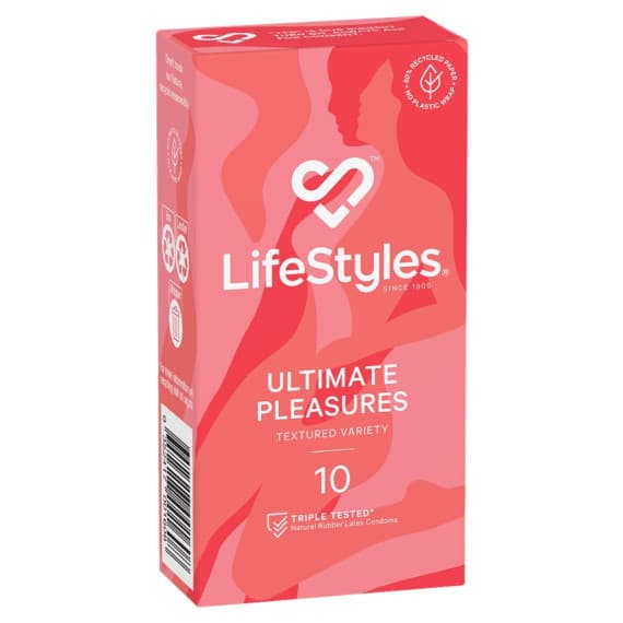 Buy LifeStyles Ultimate Pleasures Condoms 10 Pack Online Pharmacy Direct AU