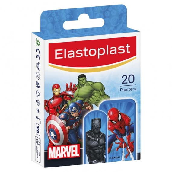 Buy Elastoplast Kids Marvel 20 Plasters Online Pharmacy Direct AU