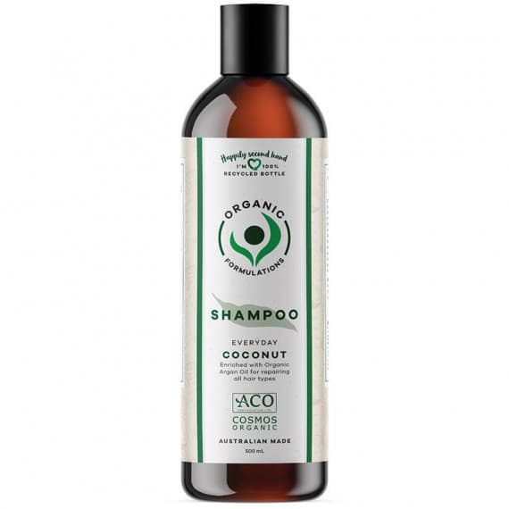 Organic Formulations Coconut Shampoo 500ml - Nourishing and Hydrating Hair Care - Pharmacy Direct