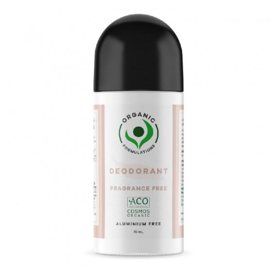 Organic Formulations Fragrance Free Deodorant 70ml - Gentle Natural Care - Pharmacy Direct