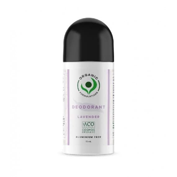 Organic Formulations Lavender Fields Deodorant 70ml - Natural Odour Protection - Pharmacy Direct