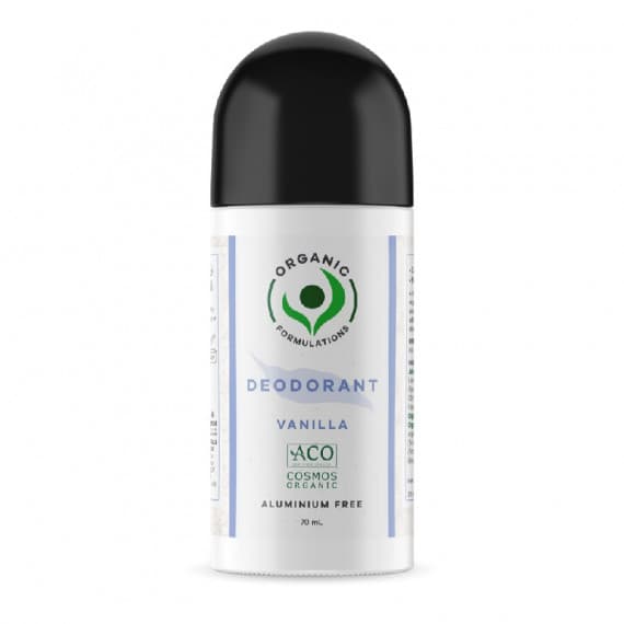 Organic Formulations Vanilla Deodorant 70ml