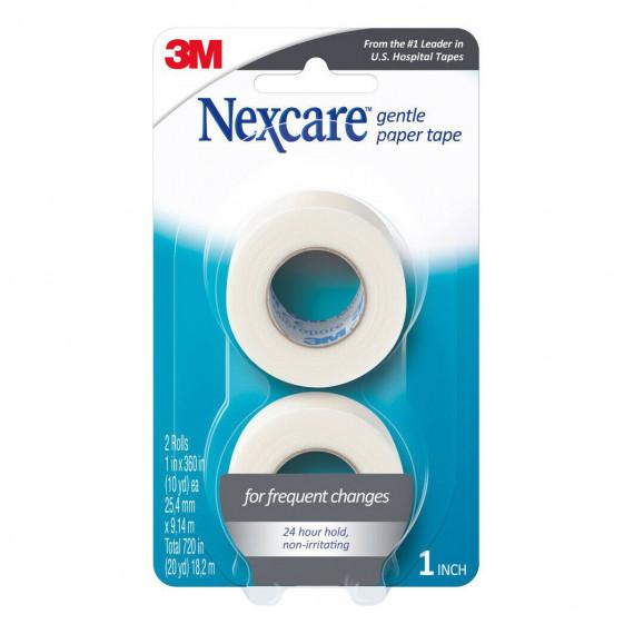 Nexcare Gentle Paper Tape 2 x 1 Inch Rolls