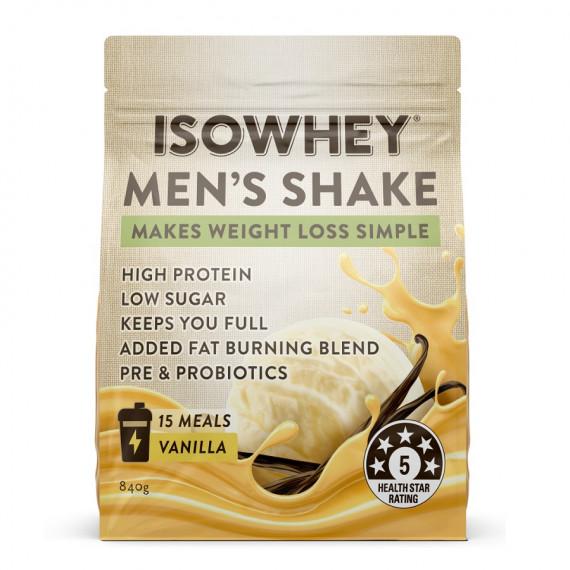 IsoWhey Mens Shake Vanilla 840g