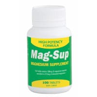 Mag Sup Magnesium Supplement 500mg 100 Tablets