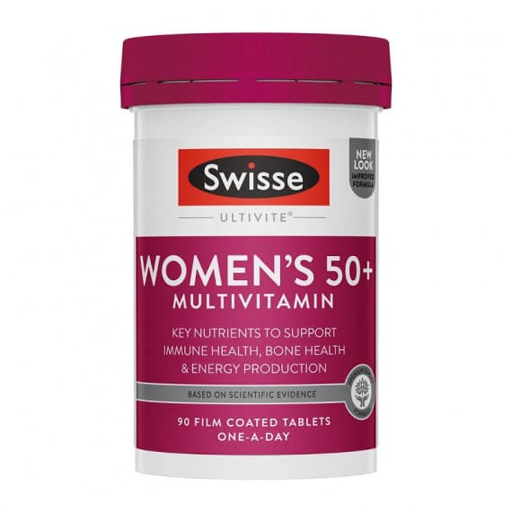 Swisse Ultivite Women’s 50+ Multivitamin 90 Tablets