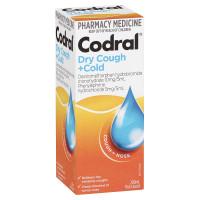 Codral Dry Cough Plus Cold Oral Liquid Berry 200ml