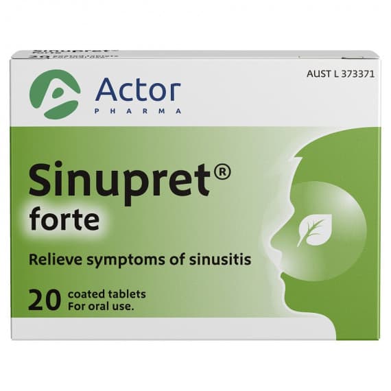 Sinupret Forte Coated 20 Tablets