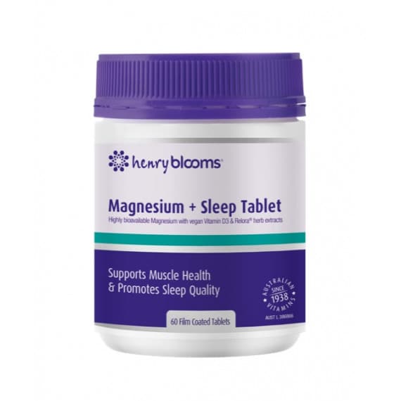 Buy Henry Blooms Magnesium Plus Sleep 60 Tablets Online Pharmacy Direct AU