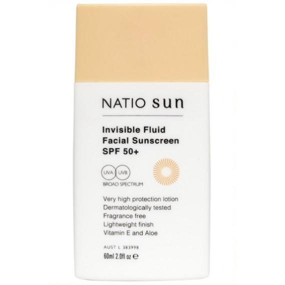 Buy Natio Invisible Fluid Sunscreen SPF 50 Plus 60ml Online Pharmacy Direct AU