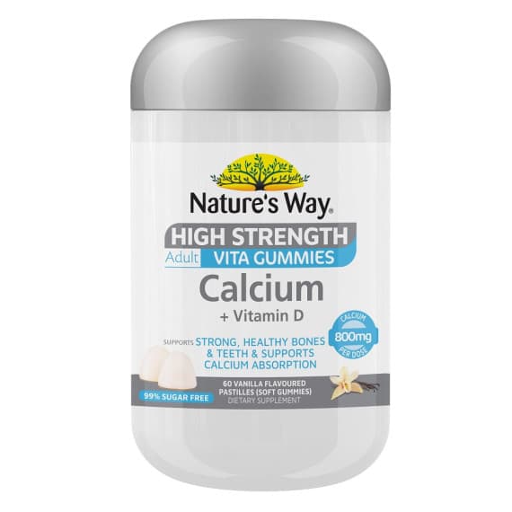 Nature's Way High Strength Adult Vita Gummies Calcium + Vitamin D 60's