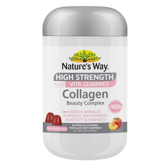 Nature's Way High Strength Adult Vita Gummies Collagen Beauty Complex 50's