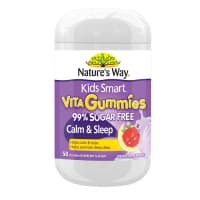 Natures Way Kids Smart Vita Gummies 99 Percent Sugar Free Calm and Sleep 50s