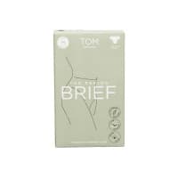 Tom Organic The Period Brief Mid-Rise Black Medium