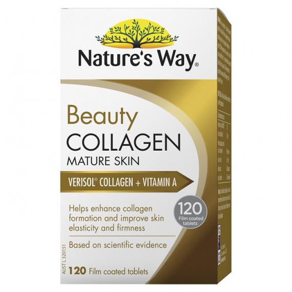 Natures Way Beauty Collagen Mature Skin 120 Tablets