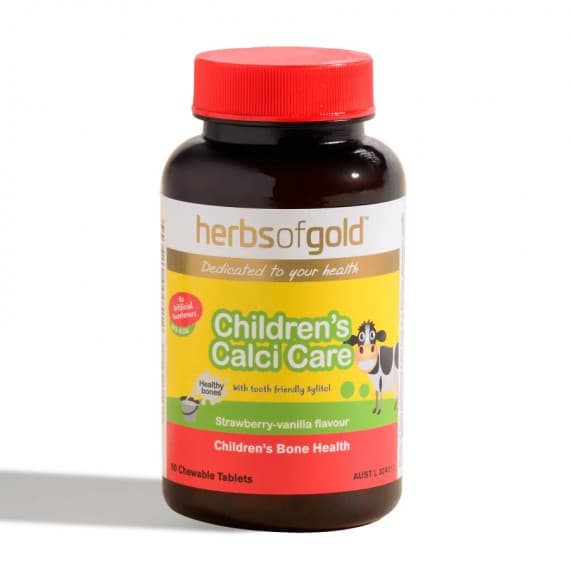 Herbs of Gold Children's Calci Care 60 Tablets - Support Growth & Bones | Pharmacy Direct