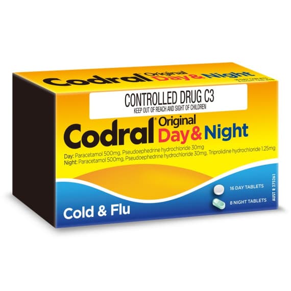 Buy Codral Original Day And Night Tablets 24 Online Pharmacy Direct AU
