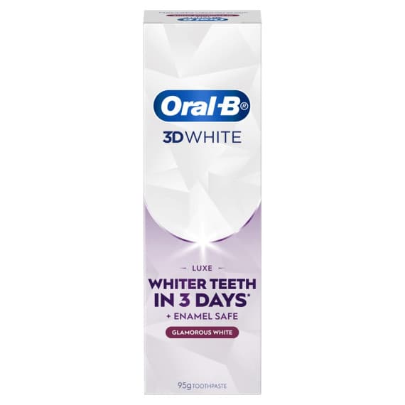 Buy Oral B 3D White Luxe Glamorous White Toothpaste 95g Online Pharmacy Direct AU