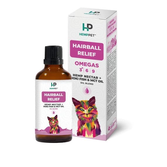 Hemp Pet Hemp Oil Blend with Hoki Fish & MCT Oil Feed Supplement for Cats 100ml