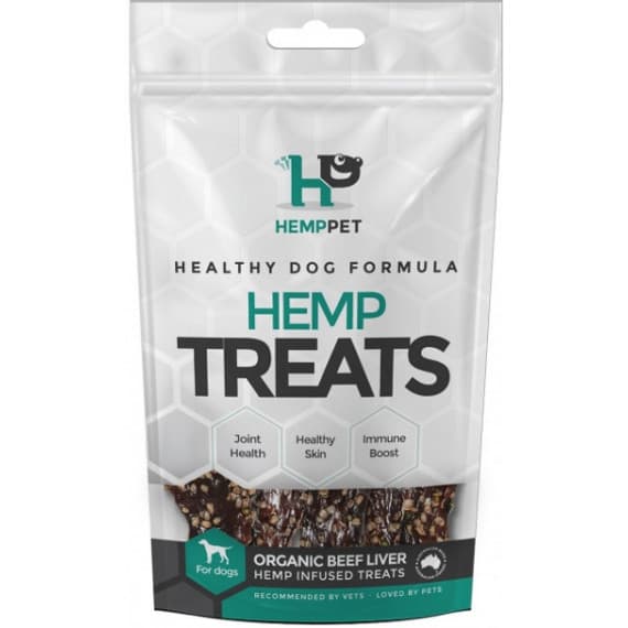 Hemp Pet Organic Beef Liver Hemp Infused Treats for Dogs 80g