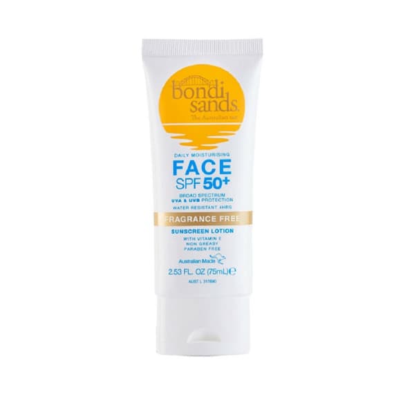 Buy Bondi Sands Daily Moisturising SPF 50 Plus Fragrance Free Sunscreen Lotion 75ml Online Pharmacy Direct AU
