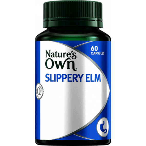 Nature’s Own Slippery Elm 400mg 60 Capsules