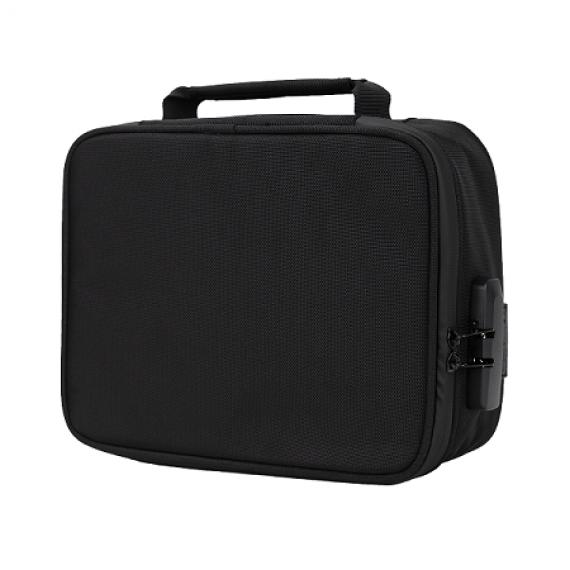 DL Bag Case Black Smell Proof Carbon Lined Lockable