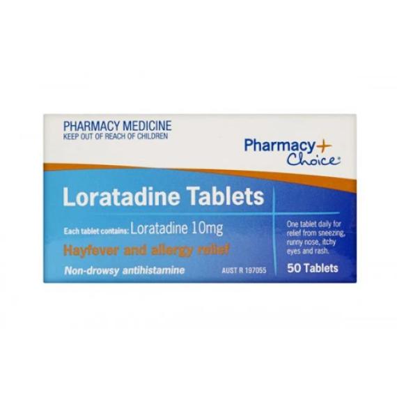 Buy Pharmacy Choice Loratadine 50 Tablets Expiry Date 03/26 Online Pharmacy Direct AU