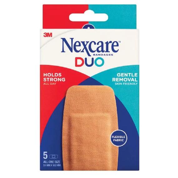 Buy Nexcare Duo Fabric Knee Elbow Bandage Large 5 Pack Online Pharmacy Direct AU