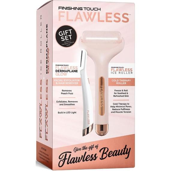 Finishing Touch Flawless Dermaplane and Ice Roller Gift Set