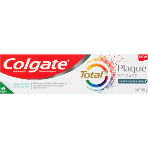 Buy Colgate Toothpaste Total Plaque Release Farm Grown Mint 95g Online Pharmacy Direct AU