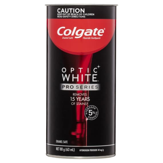 Colgate Optic White Pro Series with 5% Hydrogen Peroxide Teeth Whitening Toothpaste 80g