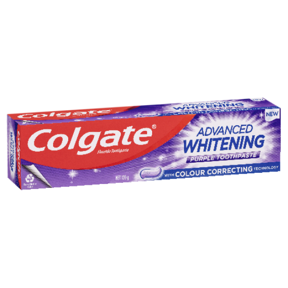 Buy Colgate Advanced Whitening Purple Toothpaste 120g Online Pharmacy Direct AU