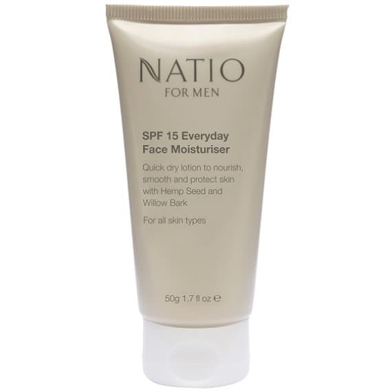 Natio for Men SPF 15 Everyday Face Moisturiser 50g