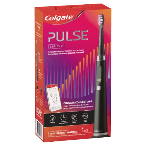 Colgate Pulse electric toothbrush Series 2 deep clean and sensitive – Pharmacy Direct