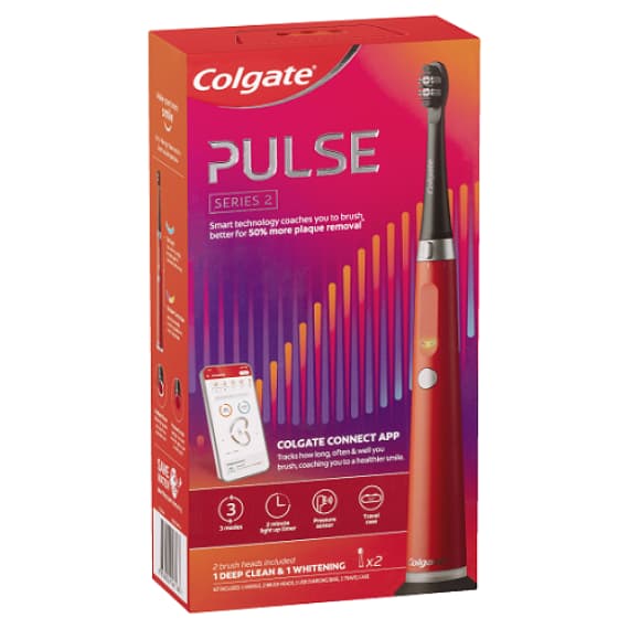 Colgate Pulse Series 2 electric toothbrush deep clean whitening – Pharmacy Direct
