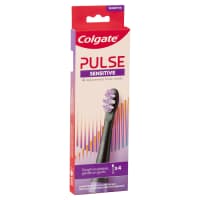 Colgate Pulse Sensitive Electric Toothbrush Replacement Brush Head Refills 4 Pack