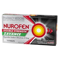 Nurofen Double Strength Zavance Fast Headache Relief Tablets 512mg Ibuprofen Sodium Dihydrate 12 pack Expiry Date 03/26