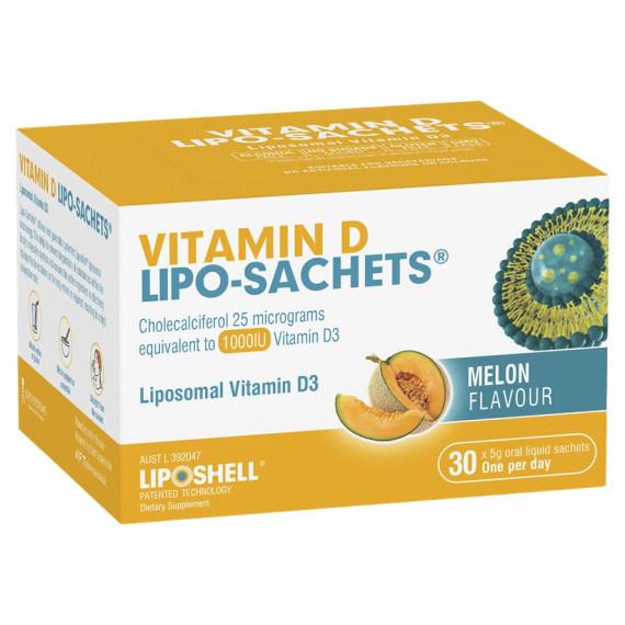 Buy Lipo Sachets Vitamin D 30 Sachets Online Pharmacy Direct AU