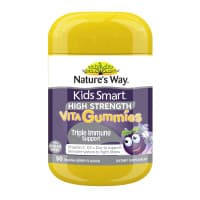 Natures Way Kids Smart High Strength Vita Gummies Triple Immune Support 50s