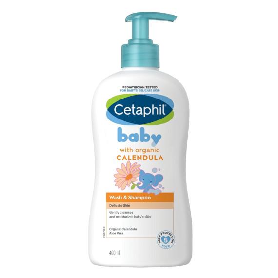 Cetaphil Baby Calendula Wash & Shampoo 400ml