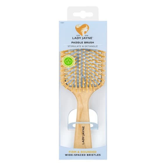 Lady Jayne Paddle Brush - Stimulate & Detangle Wide-Spaced Bristles