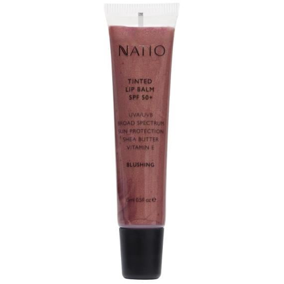Natio Tinted Lip Balm SPF 50 Plus Blushing 15ml