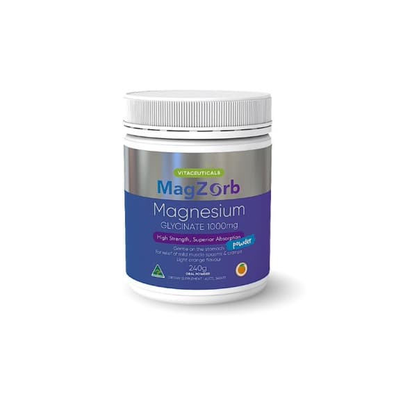 Vitaceuticals Magzorb Magnesium Glycinate Powder 240g