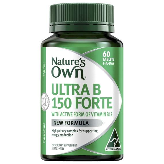 Buy Natures Own Ultra B 150 Forte 60 Tablets Online Pharmacy Direct AU