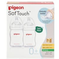 Pigeon Softouch Bottle PP Newborn 160ml Twin Pack 