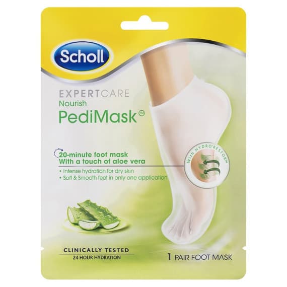 Scholl ExpertCare Nourish Pedimask Aloe Vera 1 Pair